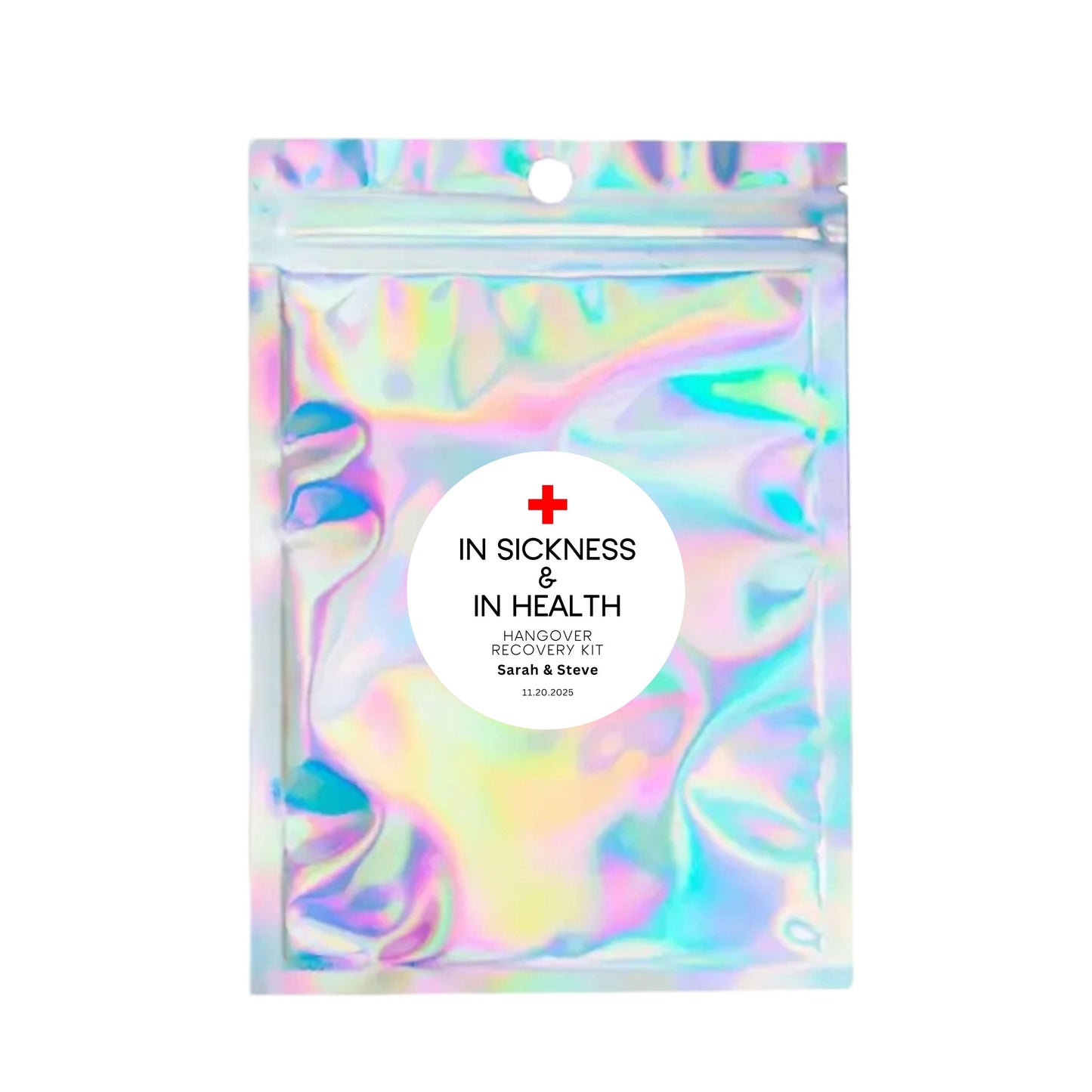 Recovery Hangover Kit, Wedding In Sickness & In Health | Bridal Shower bachelorette Party Gifts (Copy)