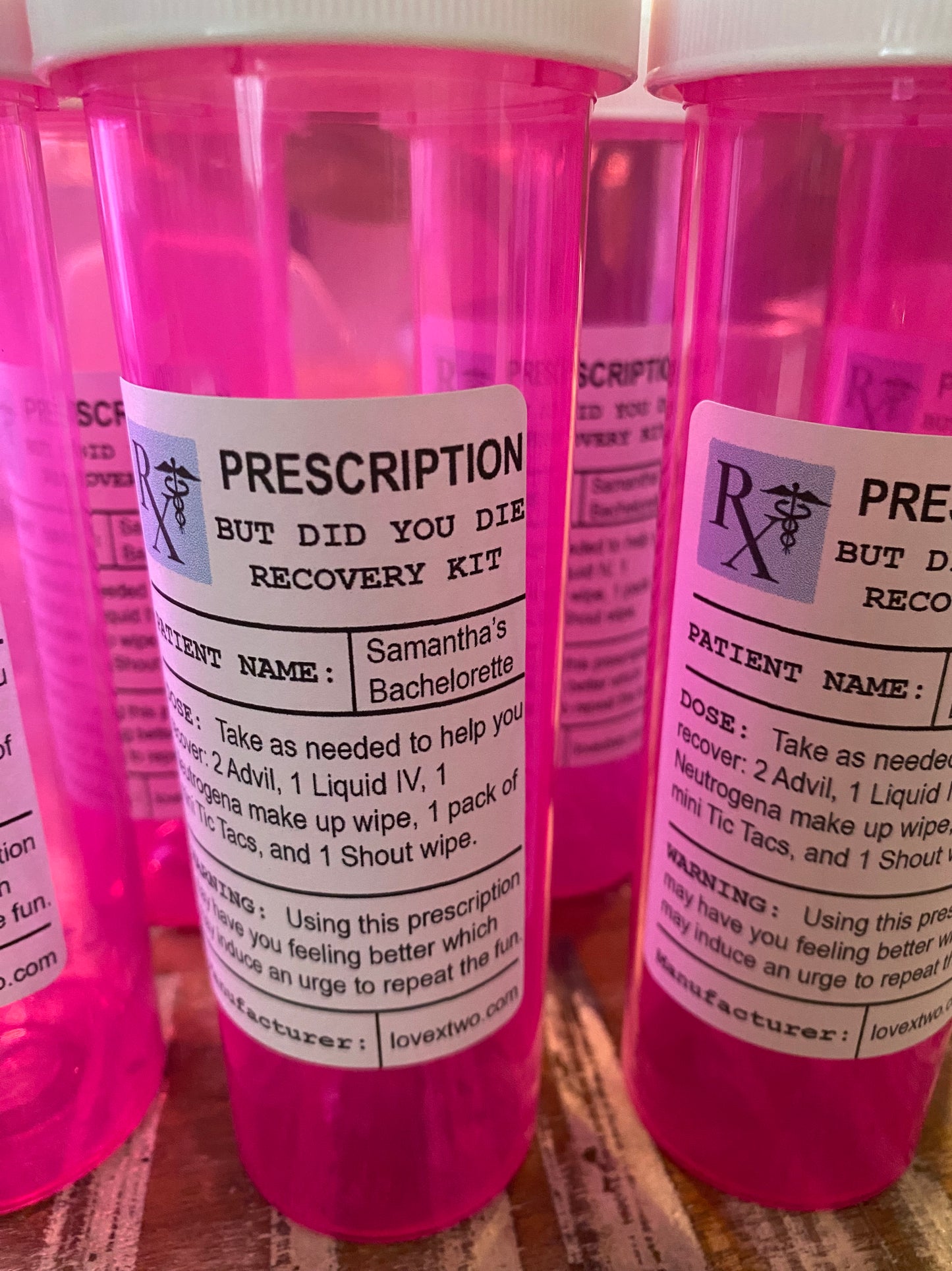 But Did you Die ? Hangover Recovery Pill Bottle (Personalized Option)