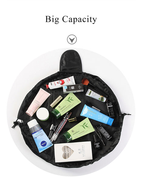 Cosmetic Pouch | Retractable Cosmetic Bag | Cosmetic on-the-go travel bag